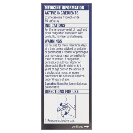 Logicin Rapid Relief Nasal Spray Refill 18mL