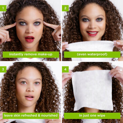 Simple Kind to Skin Biodegradable Cleansing Wipes with vitamin B5, vitamin E and pro amino acids 7 pc