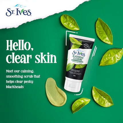 St Ives Naturally Clear Scrub Green Tea 150ml