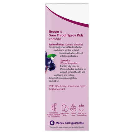 Brauer Sore Throat Spray Kids 50ml