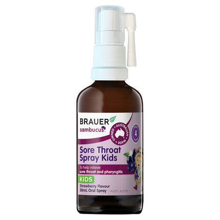Brauer Sore Throat Spray Kids 50ml