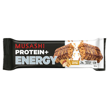 Musashi Protein + Energy Bar Peanut Butter 58g