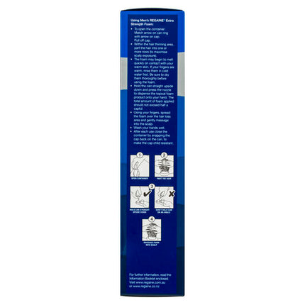 Regaine Men's Extra Strength Minoxidil Foam Hair Regrowth Treatment 60g