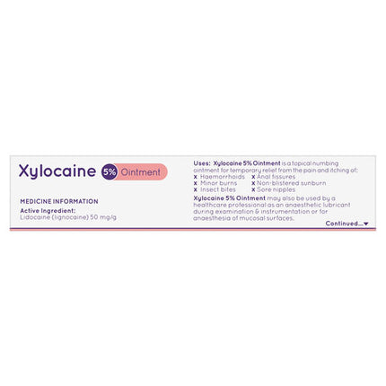 Xylocaine 5% Ointment 15G