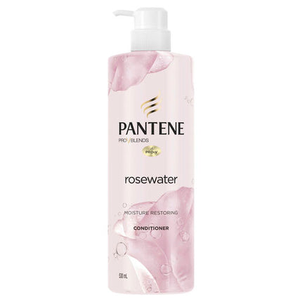 Pantene Pro-V Blends Micellar Rosewater Moisturising Conditioner for Dry Hair 530ml