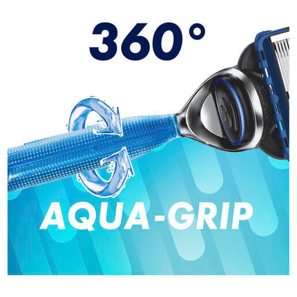 Gillette 5 Aqua Razor Blades 4 Cartridges Refills