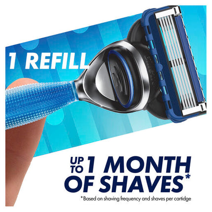Gillette 5 Aqua Razor Blades 4 Cartridges Refills