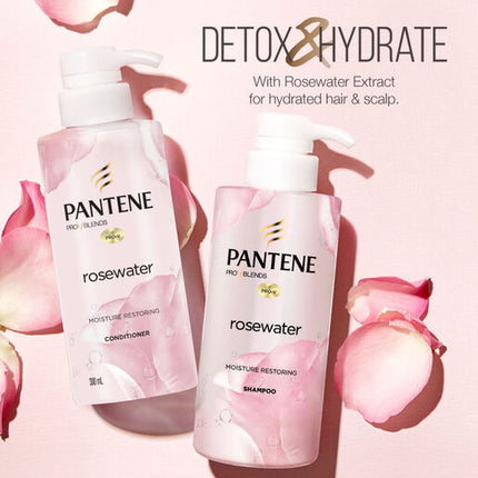Pantene Pro-V Blends Micellar Rosewater Moisturising Conditioner for Dry Hair 530ml