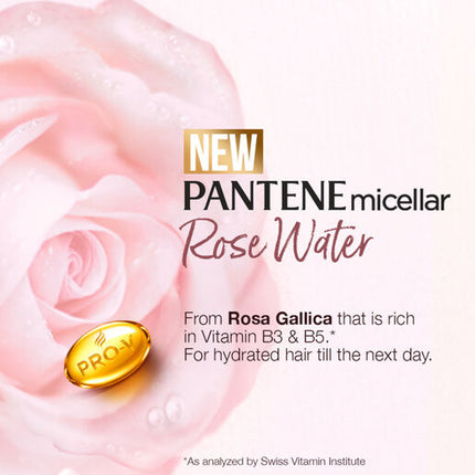 Pantene Pro-V Blends Micellar Rosewater Moisturising Conditioner for Dry Hair 530ml