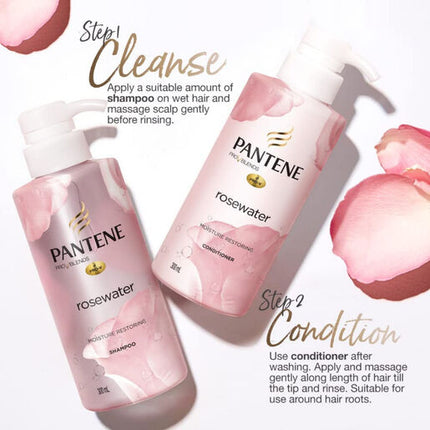 Pantene Pro-V Blends Micellar Rosewater Moisturising Conditioner for Dry Hair 530ml