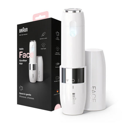 Braun Face Mini Hair Remover FS1000, Electric Facial Hair Removal for Women, for On-the-Go