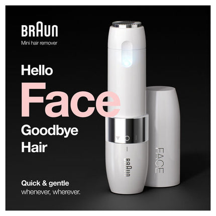 Braun Face Mini Hair Remover FS1000, Electric Facial Hair Removal for Women, for On-the-Go