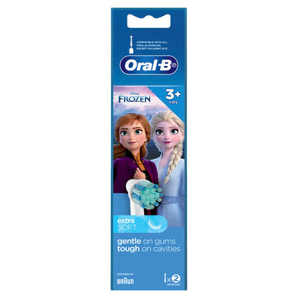 Oral-B Kids Frozen 3+ Years Replacement Brush Head 2 Pack