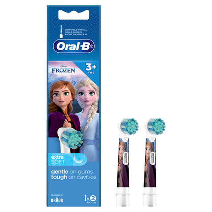 Oral-B Kids Frozen 3+ Years Replacement Brush Head 2 Pack