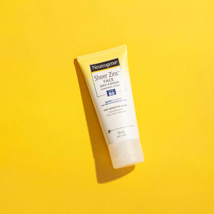 Neutrogena Sheer Zinc Fragrance Free Face Dry Touch Sunscreen Lotion SPF 50 59mL