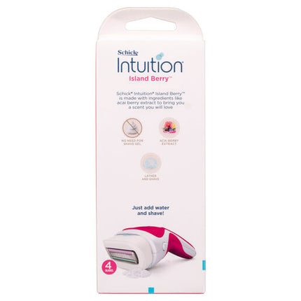 Schick Intuition Island Berry Razor Kit 2pk