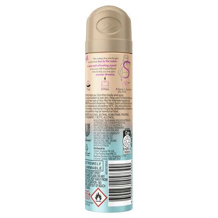 Impulse Body Spray Aerosol Deodorant Summer Dreams 75mL