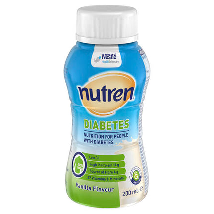 Nutren Diabetes Ready To Drink Bottle 200ml Vanilla