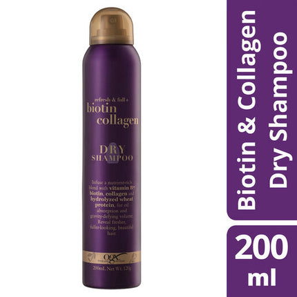 Ogx Refresh & Full + Biotin & Collagen Dry Shampoo 200mL