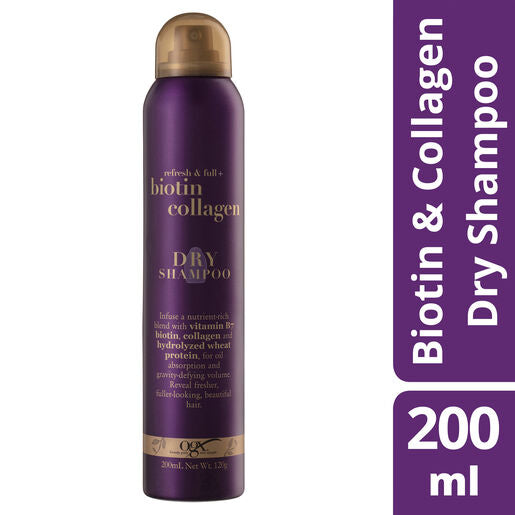 Ogx Refresh & Full + Biotin & Collagen Dry Shampoo 200mL