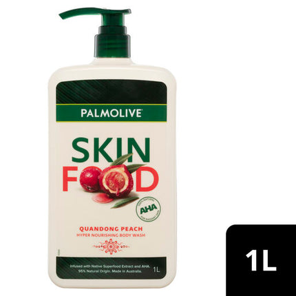 Palmolive Body Wash Skin Food Quandong Peach 1L