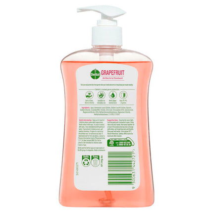 Dettol Antibacterial Liquid Handwash Pump Grapefruit 500ml
