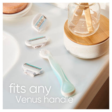 Gillette Venus Deluxe Smooth Sensitive Refill Blades 4count