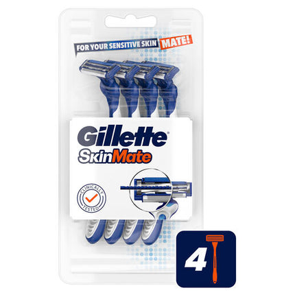 Gillette SkinMate Sensitive Disposable Razor for Men