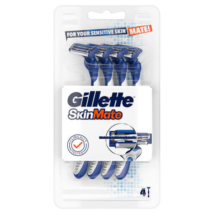Gillette SkinMate Sensitive Disposable Razor for Men
