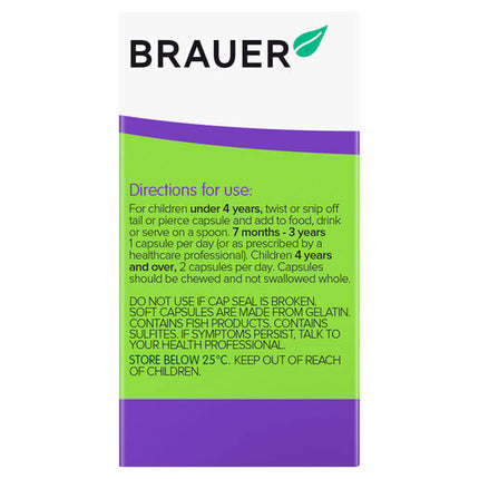 Brauer Baby & Kids Ultra Pure DHA 60 capsules