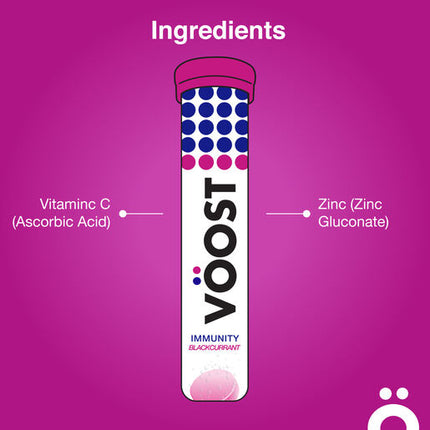 Voost Immunity Blackcurrant 20 Effervescent Tablets