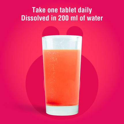 Voost Energy Raspberry Effervescent Tablets 20 Pack
