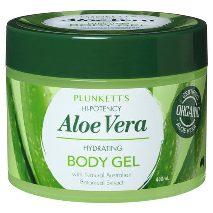 John Plunkett's Hi-Potency Aloe Vera Hydrating Body Gel 400mL