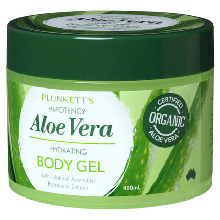 John Plunkett's Hi-Potency Aloe Vera Hydrating Body Gel 400mL