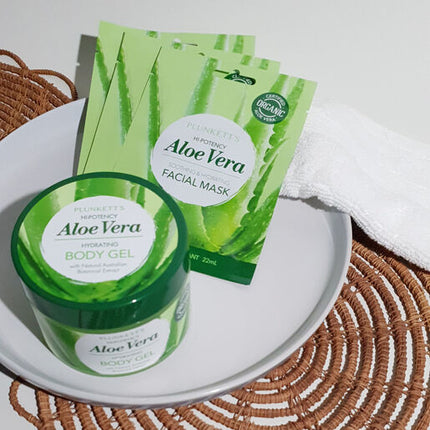 John Plunkett's Hi-Potency Aloe Vera Hydrating Body Gel 400mL