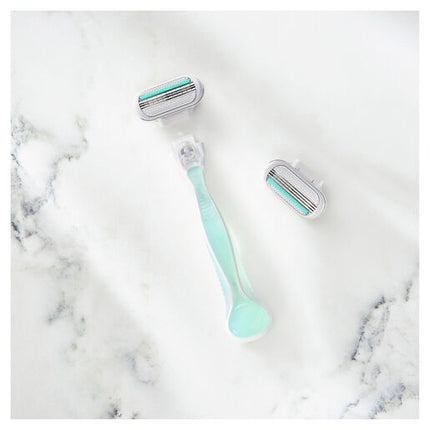 Gillette Venus Smooth Sensitive Women's Razor Handle + 2 Blade Refills