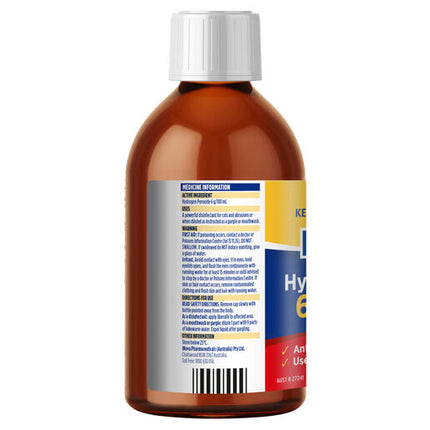 Gold Cross Hydrogen Peroxide 6% w/v Solution 400mL