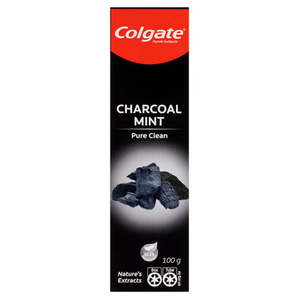 Colgate Nature's Extracts Charcoal Mint Toothpaste, 100g, Pure Clean