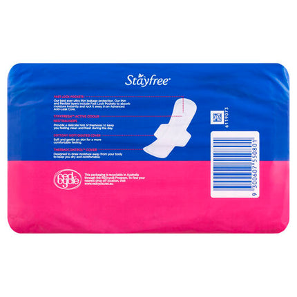 Stayfree Ultra Thin Super Pads With Wings 20 Pack
