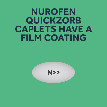 Nurofen Quickzorb Ibuprofen Lysine 342mg 12 Caplets