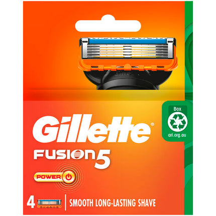 Gillette Fusion Power Razor Blades 4 Cartridges Refills