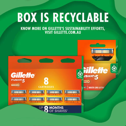 Gillette Fusion Power Razor Blades 4 Cartridges Refills