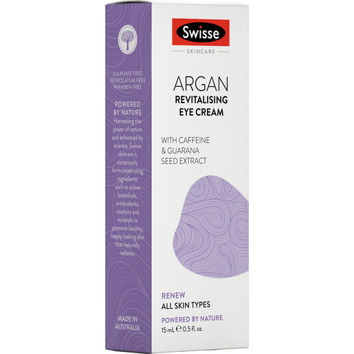 Swisse Skincare Argan Revitalising Eye Cream 15mL
