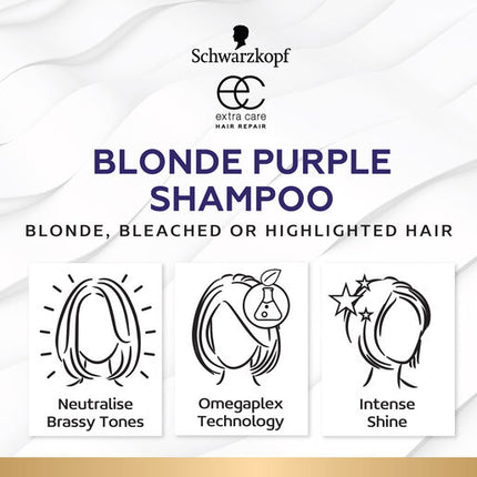 Schwarzkopf Extra Care Blonde Purple Shampoo 250ml