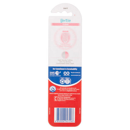Colgate Gentle Clean Manual Toothbrush, 2 Pack, Soft Bristles