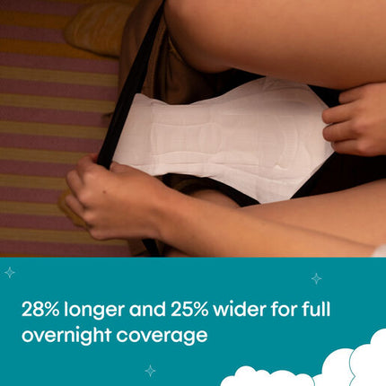 U By Kotex Extra Overnight Ultimate Pads with Wings 6 Pack