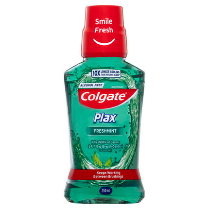Colgate Plax Alcohol Free Mouthwash Freshmint 250mL