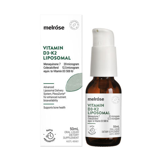 Melrose Liposomal Vitamin D3-K2 50ml