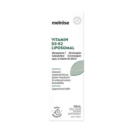 Melrose Liposomal Vitamin D3-K2 50ml