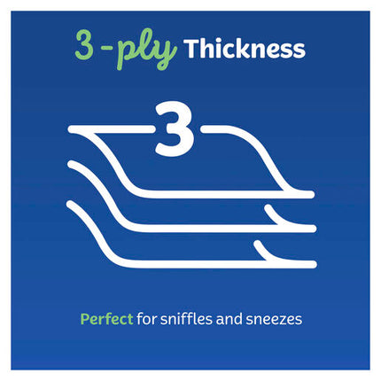 Kleenex Large & Thick 3 Ply Facial Tissues 95 Pack
